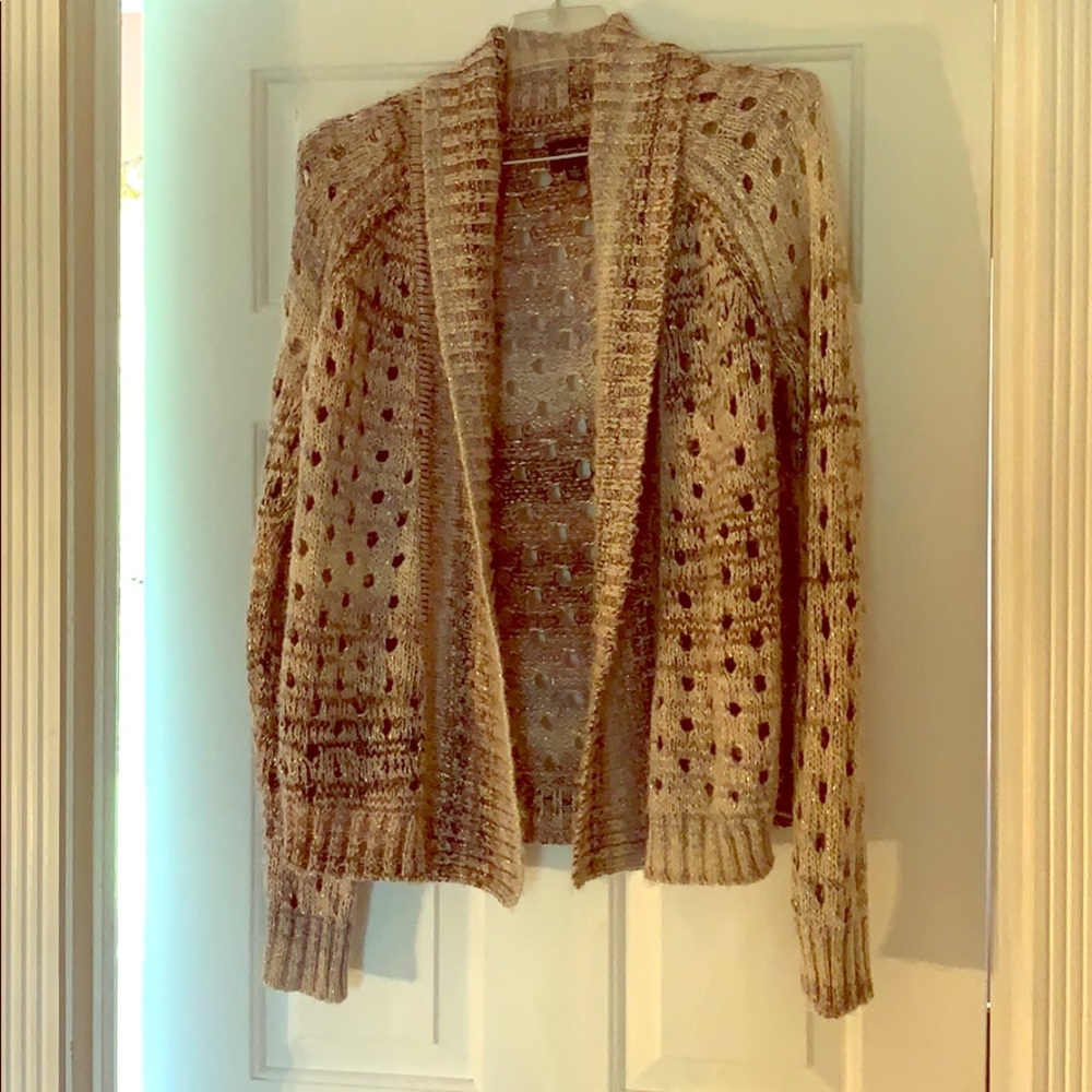 Shimmery tweet sweater